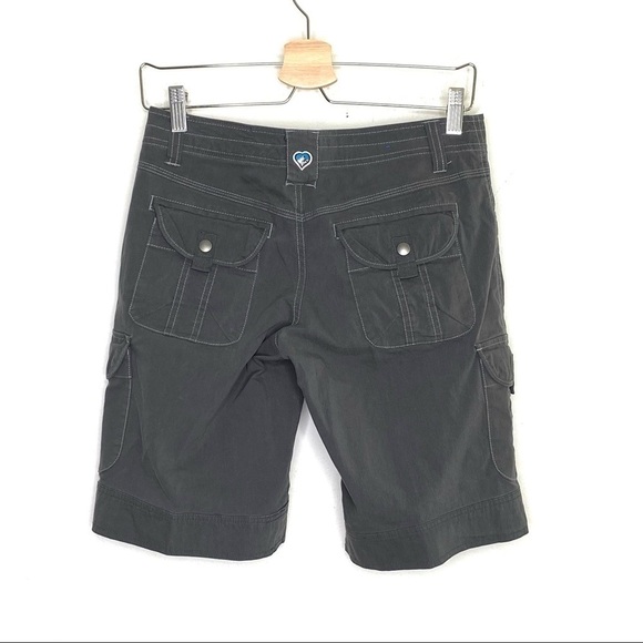 Kuhl Women's Splash cotton blend quick dry Shorts grey - Picture 4 of 8